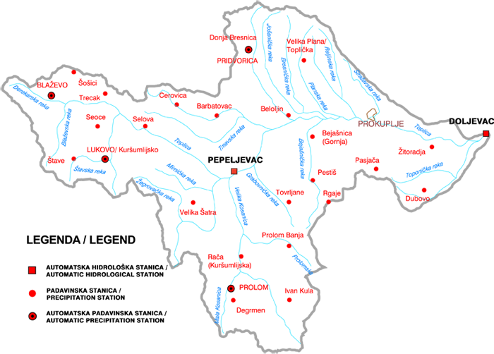 hidrološka karta srbije RHMZ   Republički Hidrometeorološki zavod Srbije Kneza Višeslava  hidrološka karta srbije