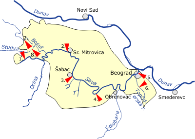 Surface water station network - The Sava basin
